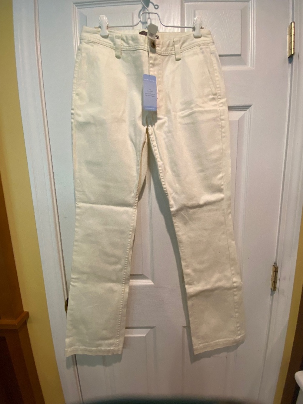 Sigrid Olsen Collection Off-White Modernist Jeans Size 4